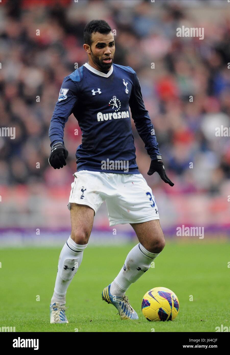 SANDRO TOTTENHAM HOTSPUR FC STADIUM OF LIGHT SUNDERLAND ENGLAND 29 December 2012 Stock Photo