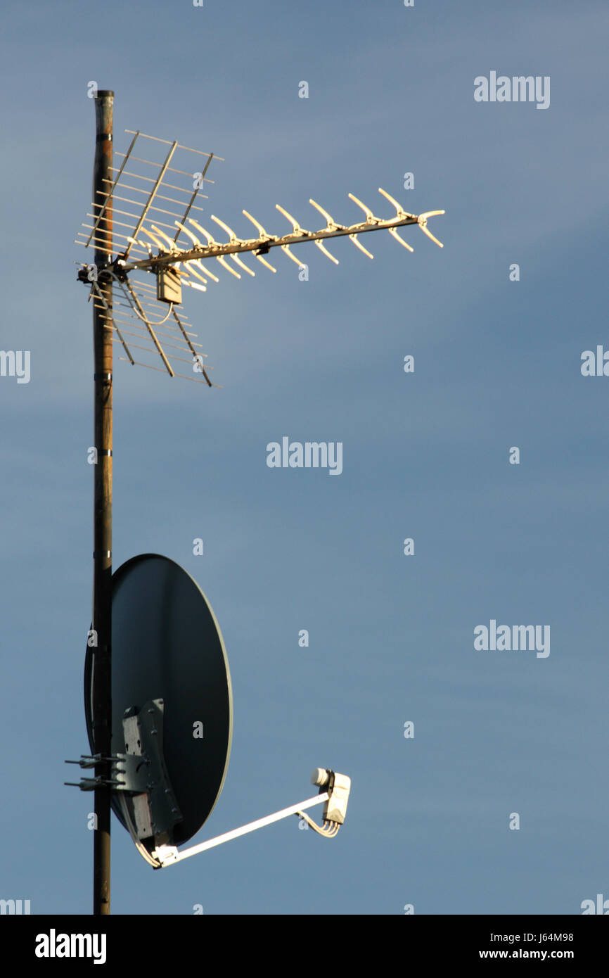 antenna mast terrestrial bowl mirror blue entertainment antenna radio