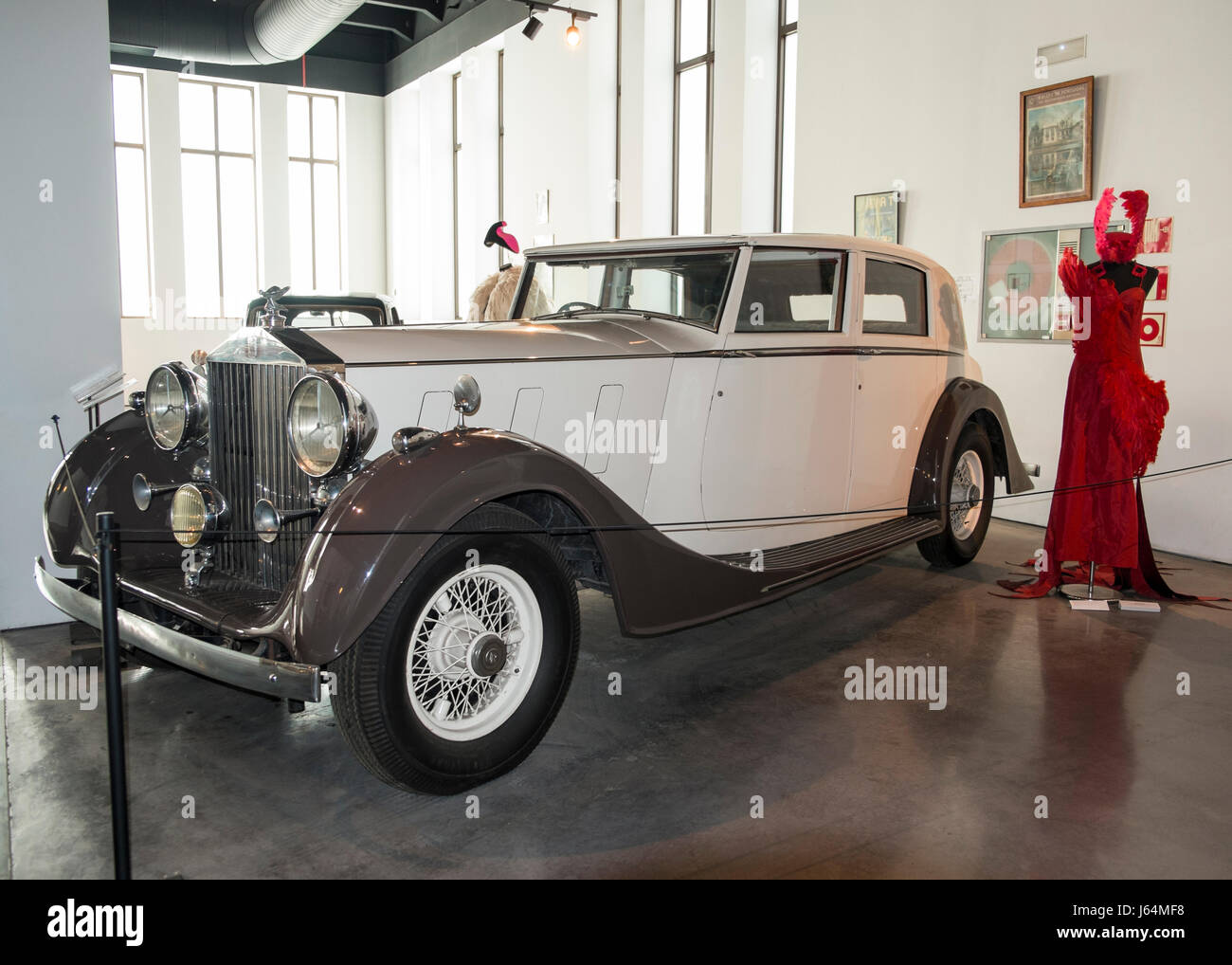 Rolls Royce Phantom III. Automobile museum of Málaga, Andalusia, Spain. Stock Photo