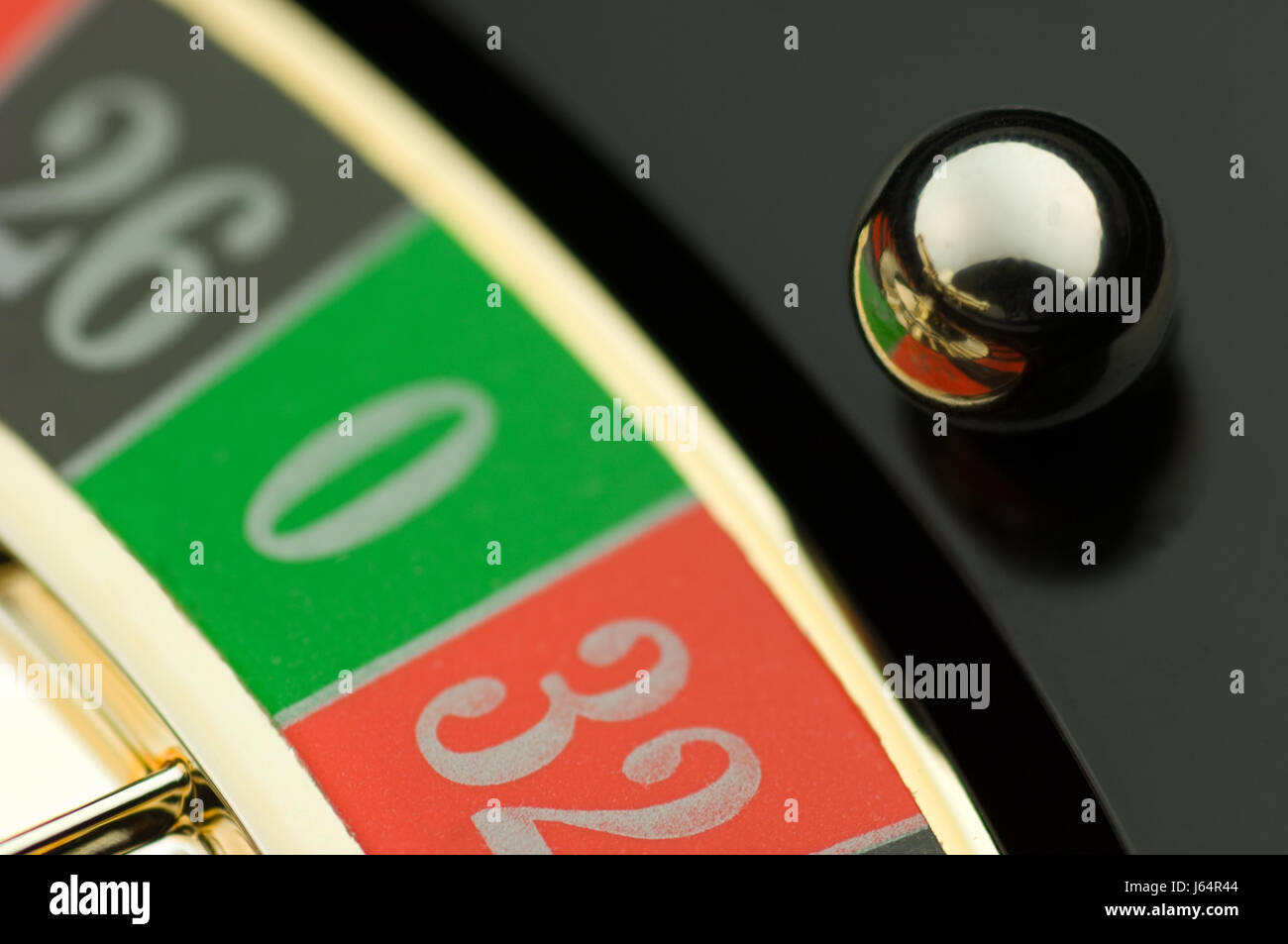 risk casino game of chance gambling roulettes zero lucky luck lose losing Stock Photo