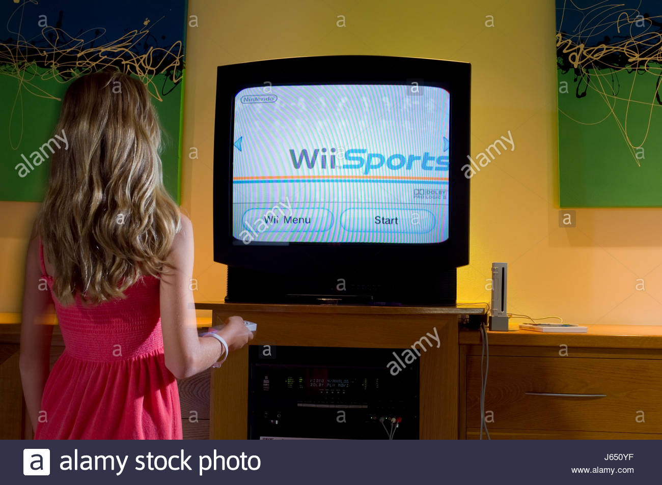 wii console with wii sports