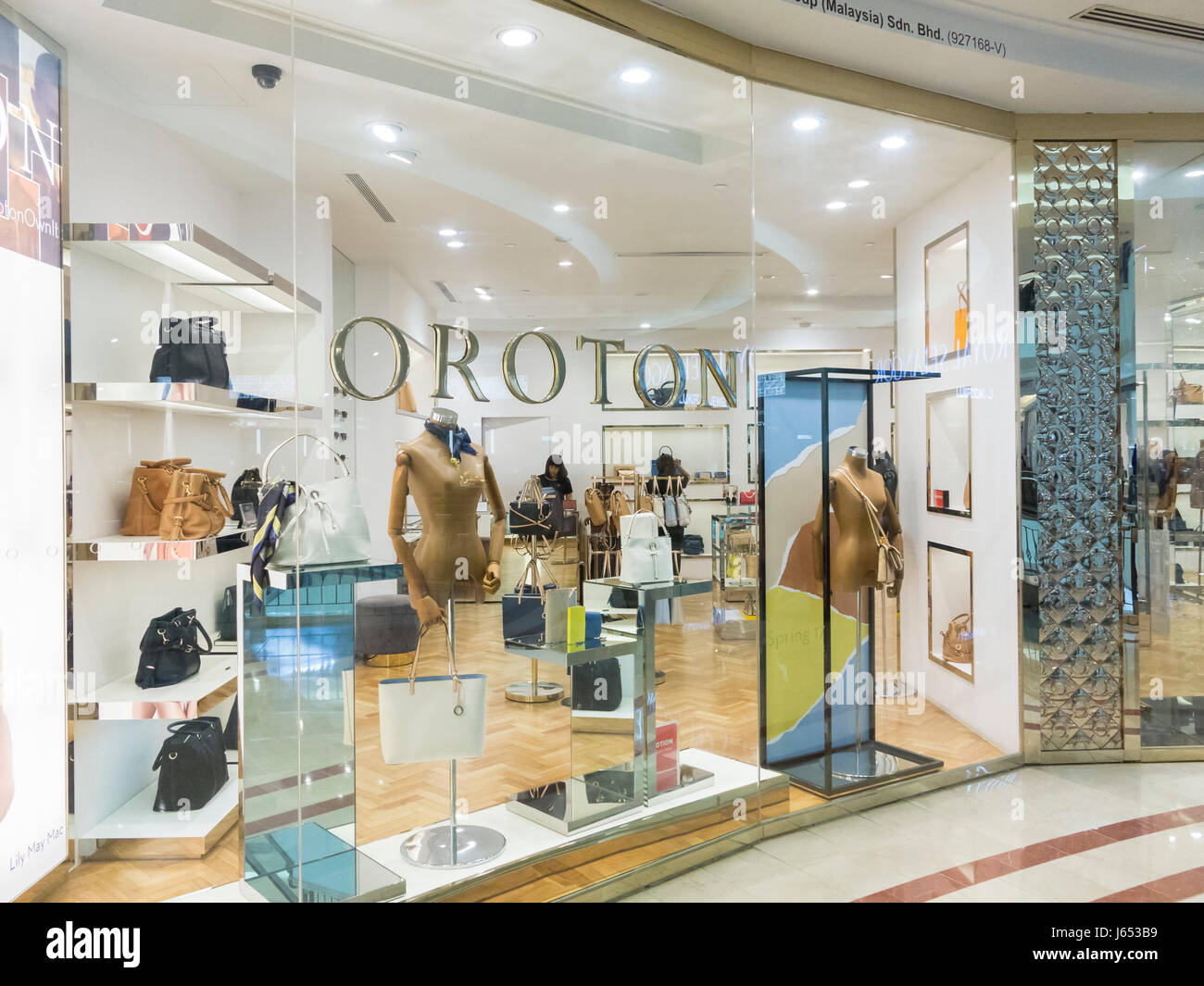 Oroton shop, Malaysia Stock Photo Alamy