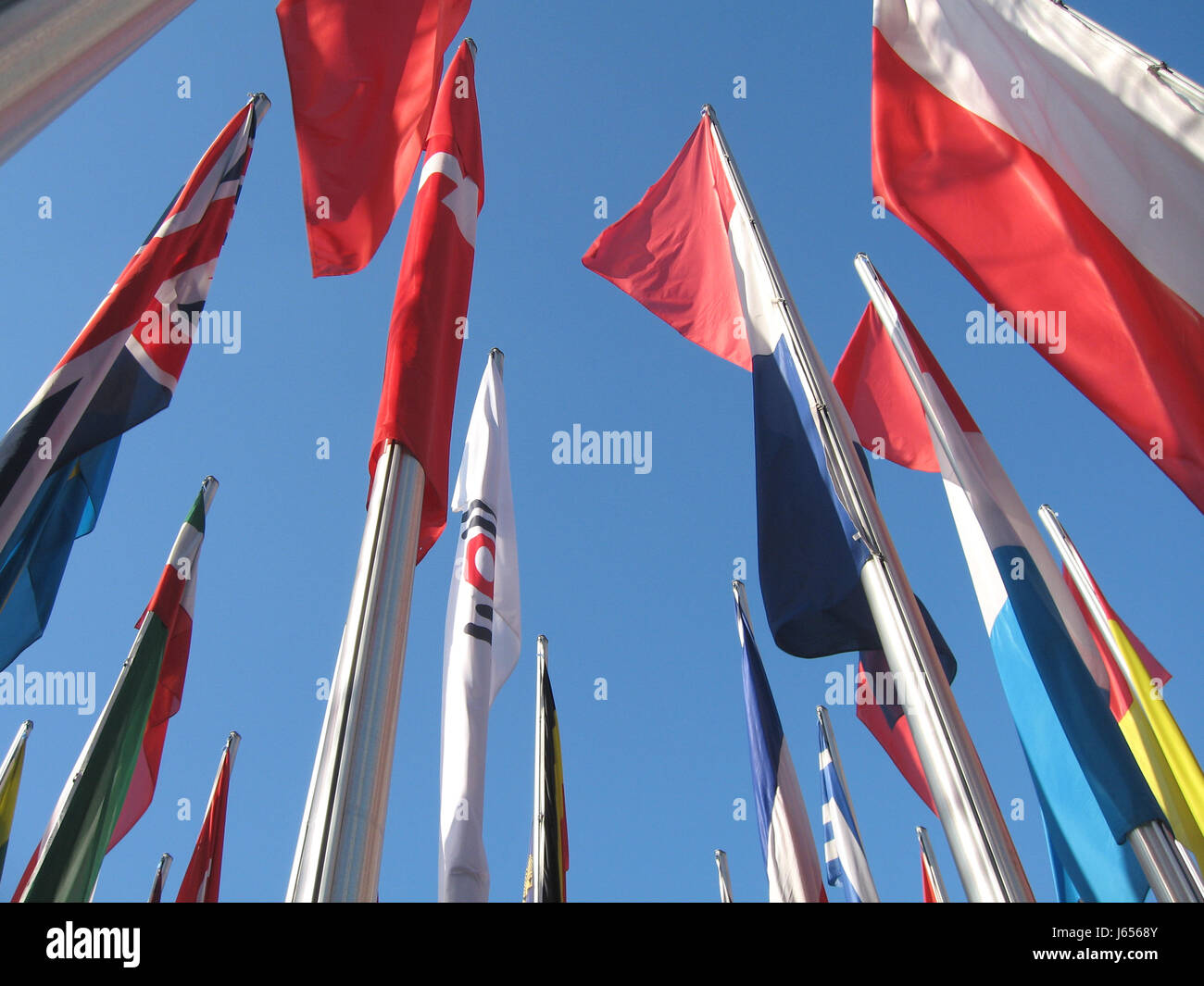flag mast flags flagstaff nations coloured colourful