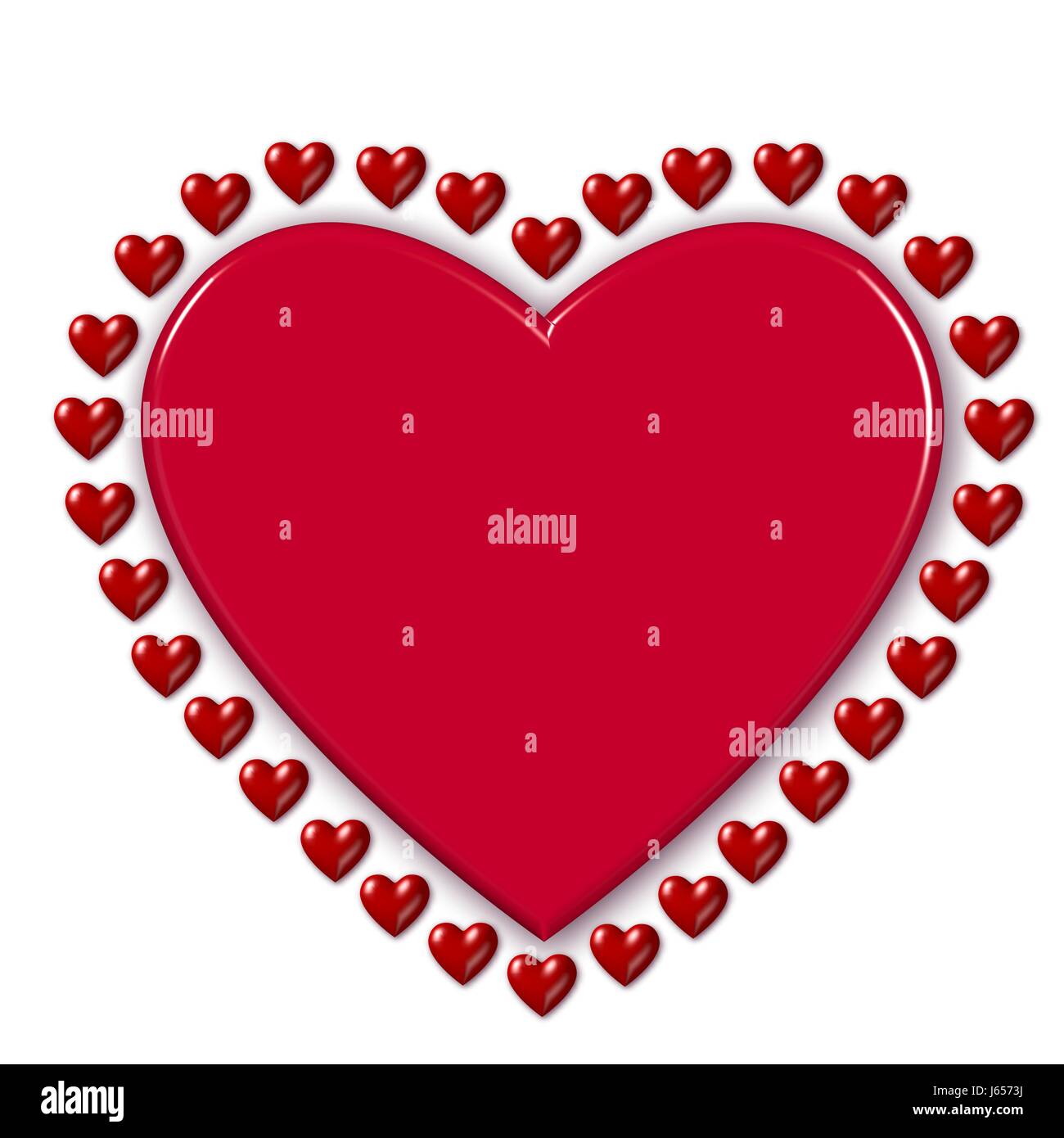 feeling affection partnership love in love fell in love heart sign signal Stock Photo