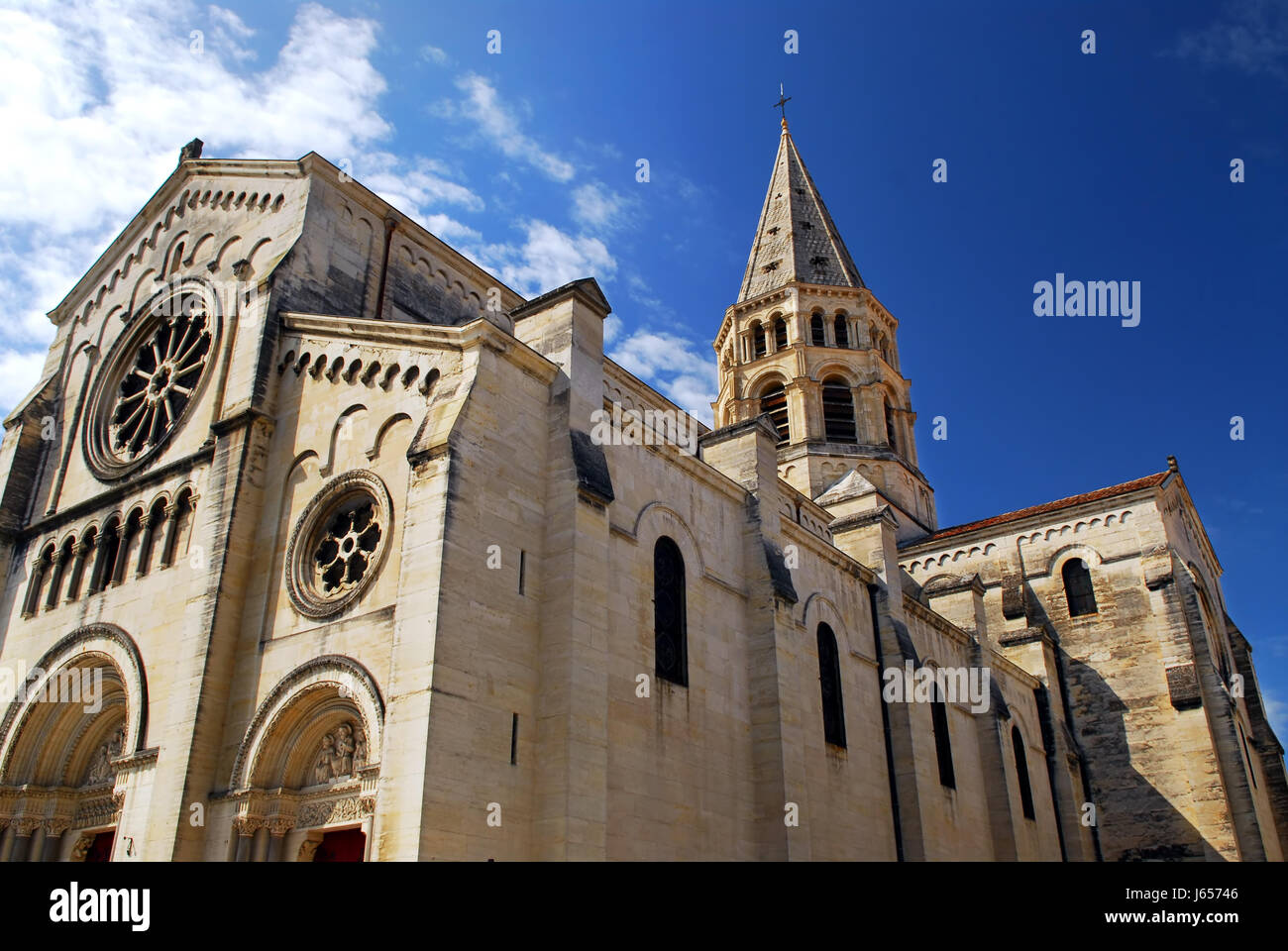 church monument cathedral french gothic travel architectural buildings Stock Photo