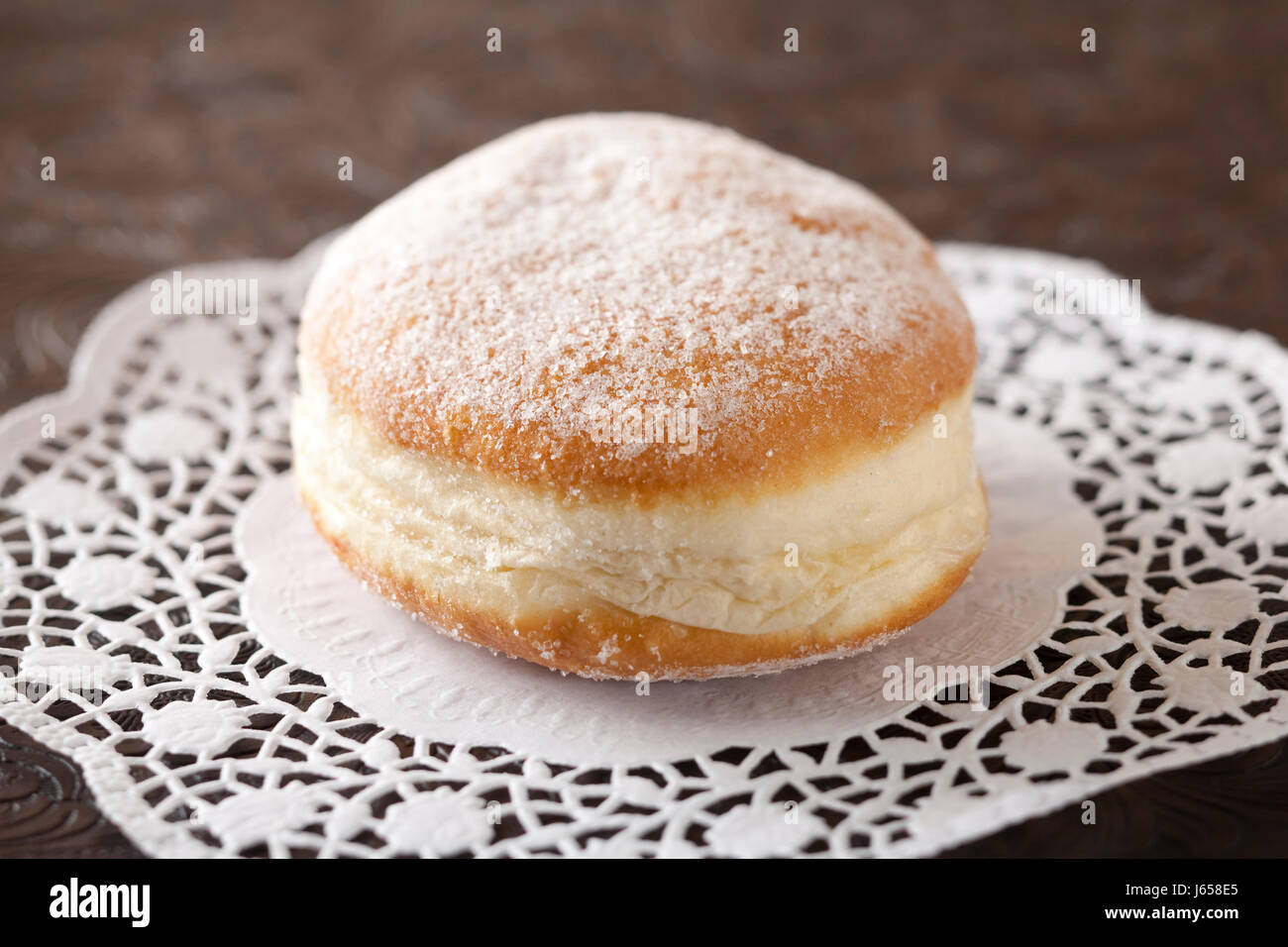 berliner cruller sweetly sugar pastry cake pie sweetness berliner cruller cooky Stock Photo