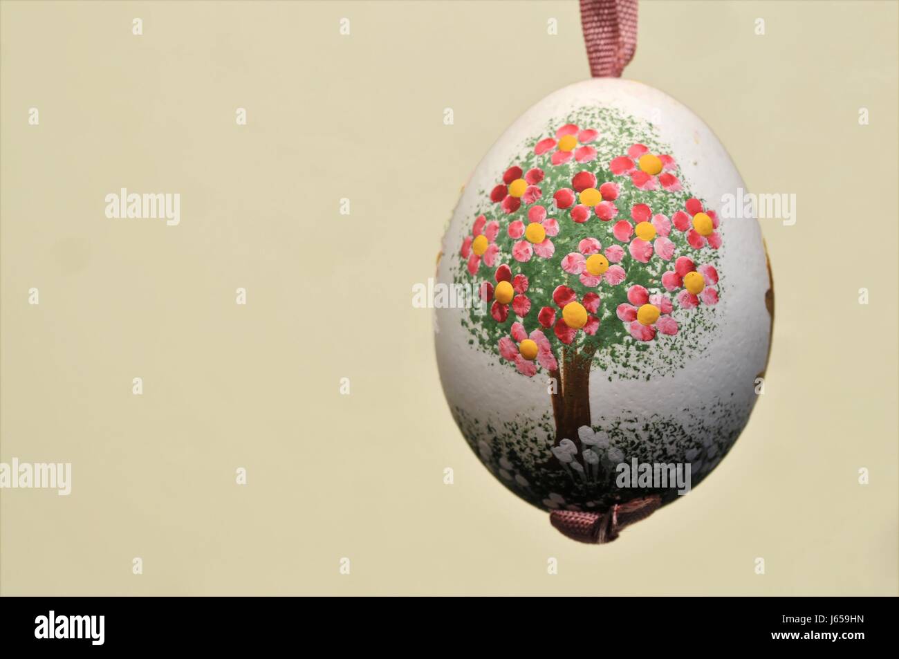 tree easter easter egg egg painted art coloured colourful gorgeous multifarious Stock Photo