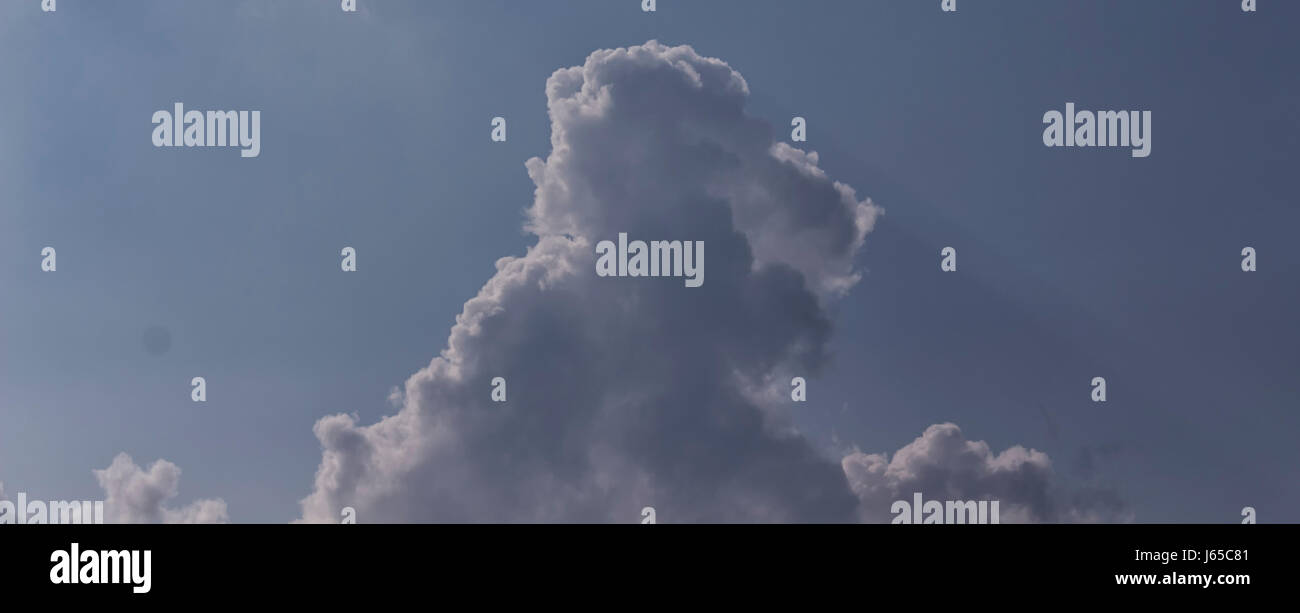Black and white cloud in blue sky Stock Photo - Alamy