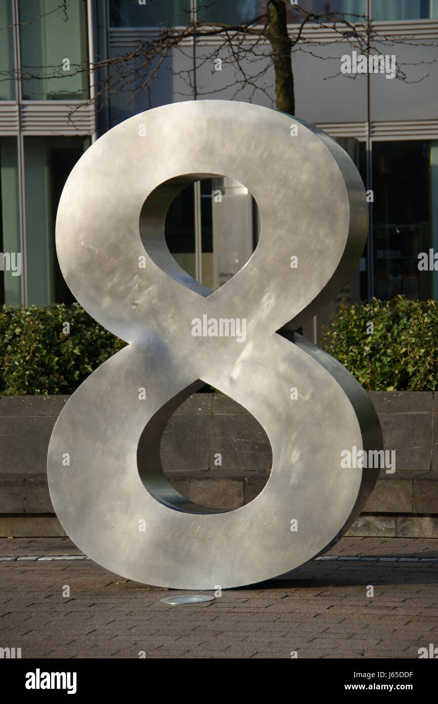 number eight Stock Photo