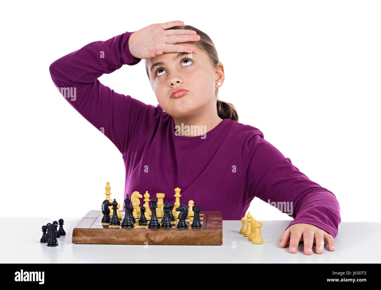 The studio chess game paint hi-res stock photography and images