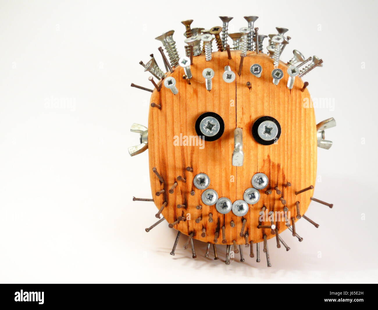 nail in the head Stock Photo Alamy