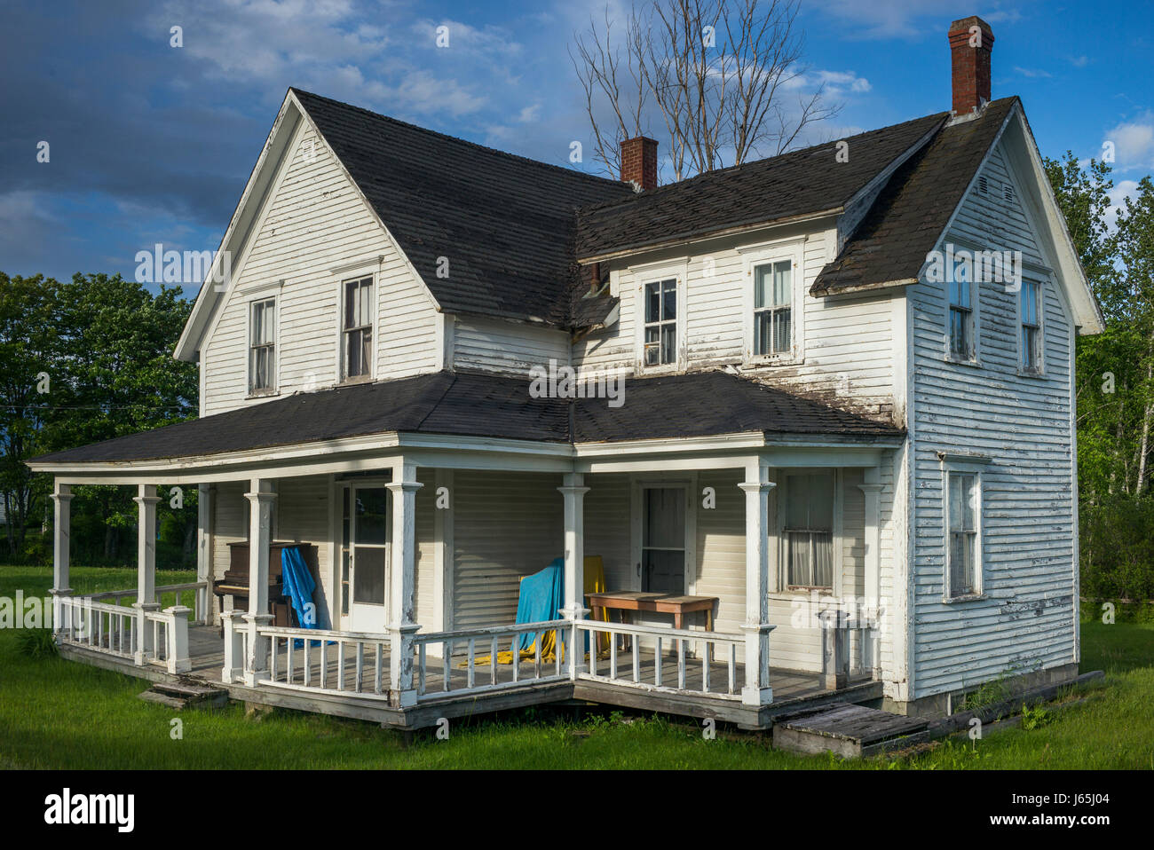 Facade of a house, Blackville, New Brunswick, Canada Stock Photo Alamy