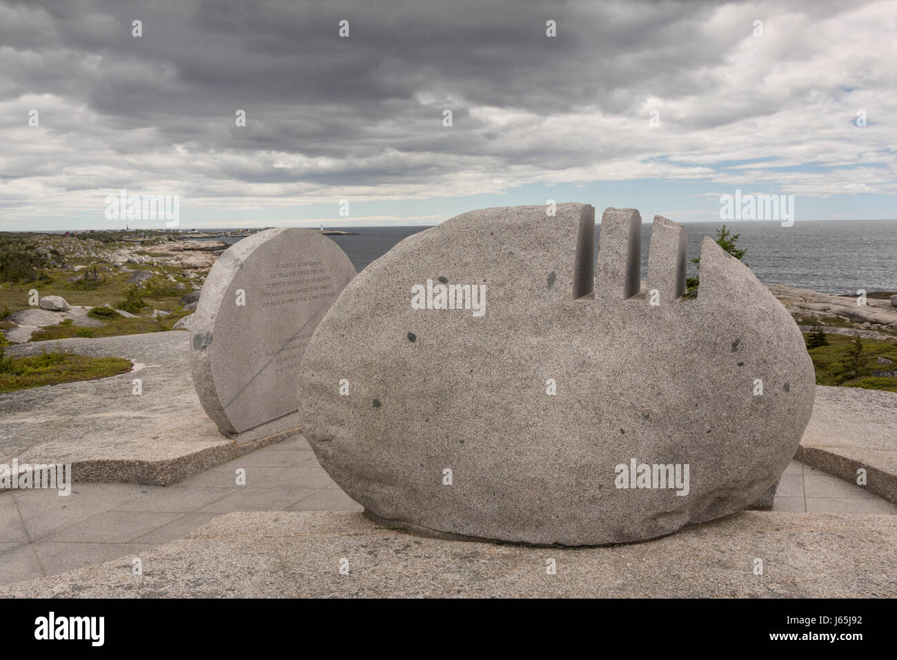 Swissair Flight 111 memorial at Peggy's Cove Preservation Area, Peggy's
