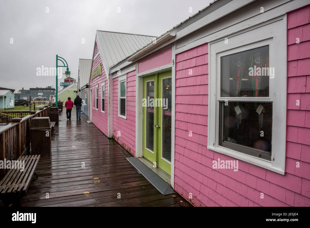 Boardwalk summerside prince edward island hires stock photography and