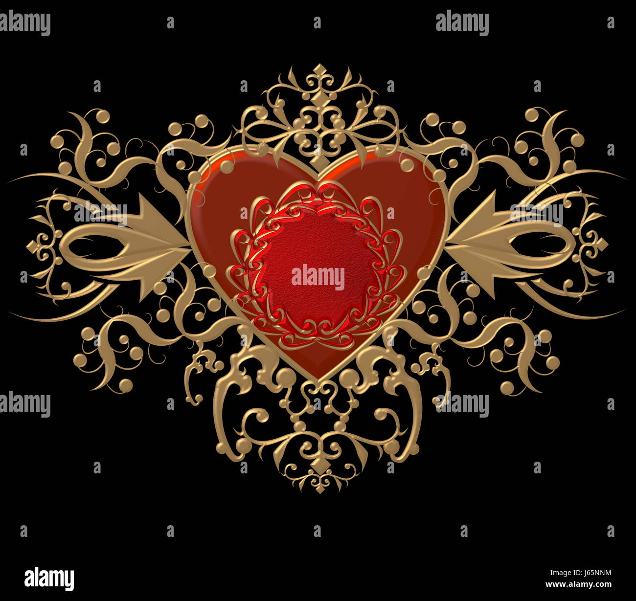 feeling affection partnership zestful love in love fell in love heart sign Stock Photo