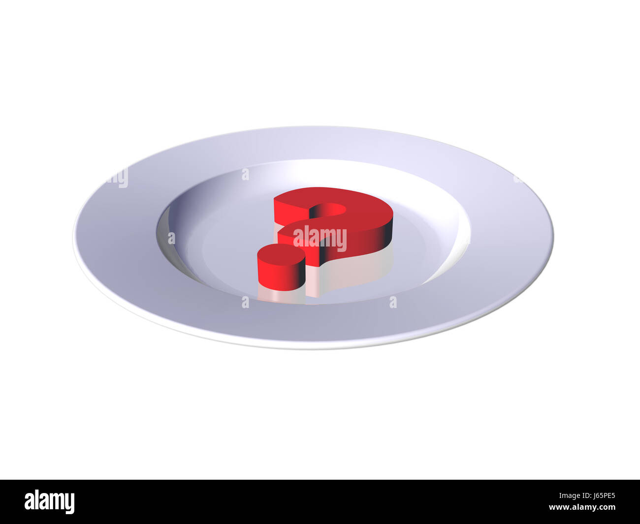 blank european caucasian plate question mark harness sign signal