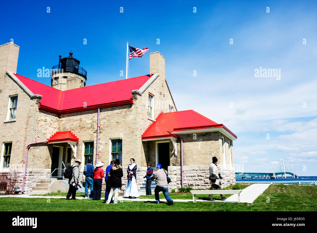 Michigan,MI,Mich,Upper Midwest,Mackinaw City,Mackinac historic State ...