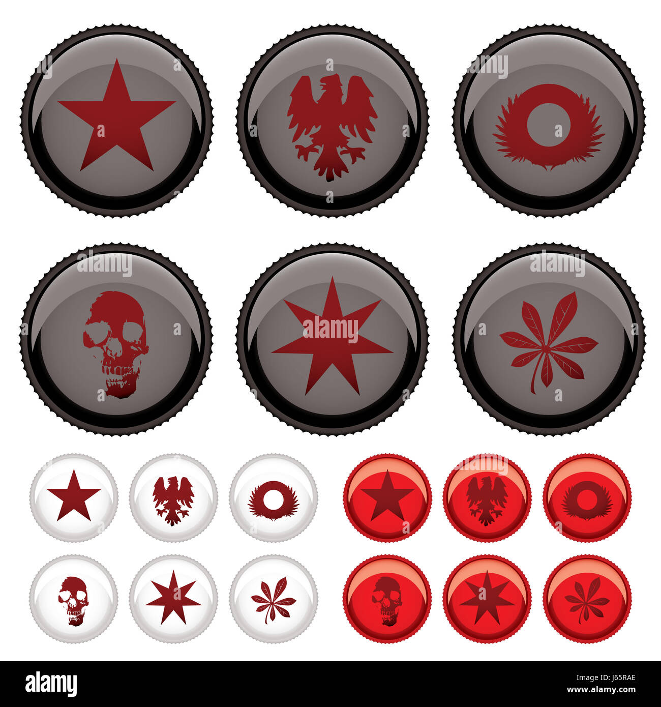 bird skull bottle cap beverage tin top packing packaging leaf object