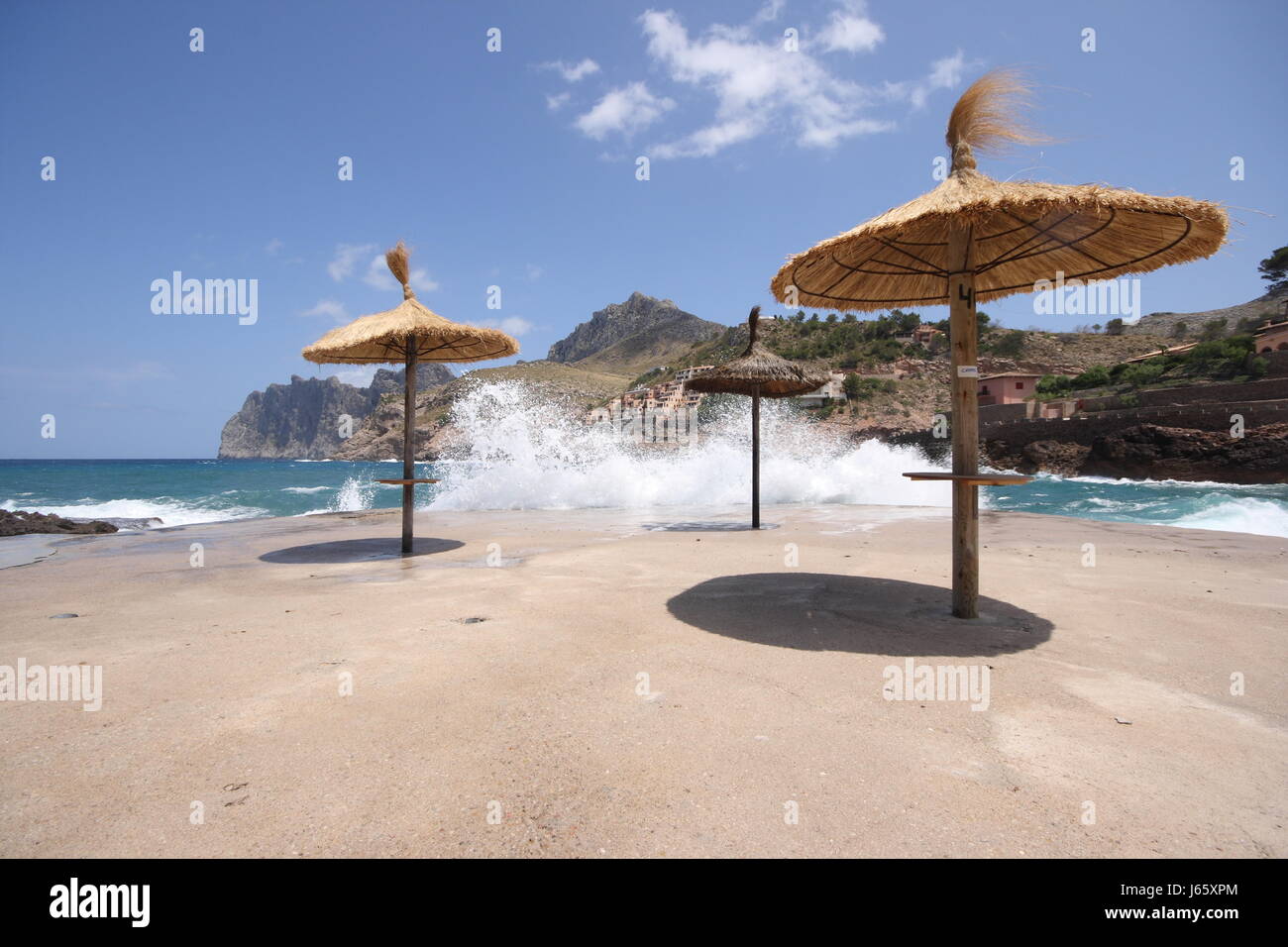 cala sant vincenc Stock Photo