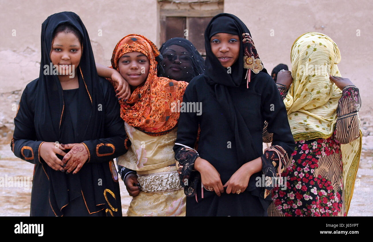 Girls in Oman Stock Photo