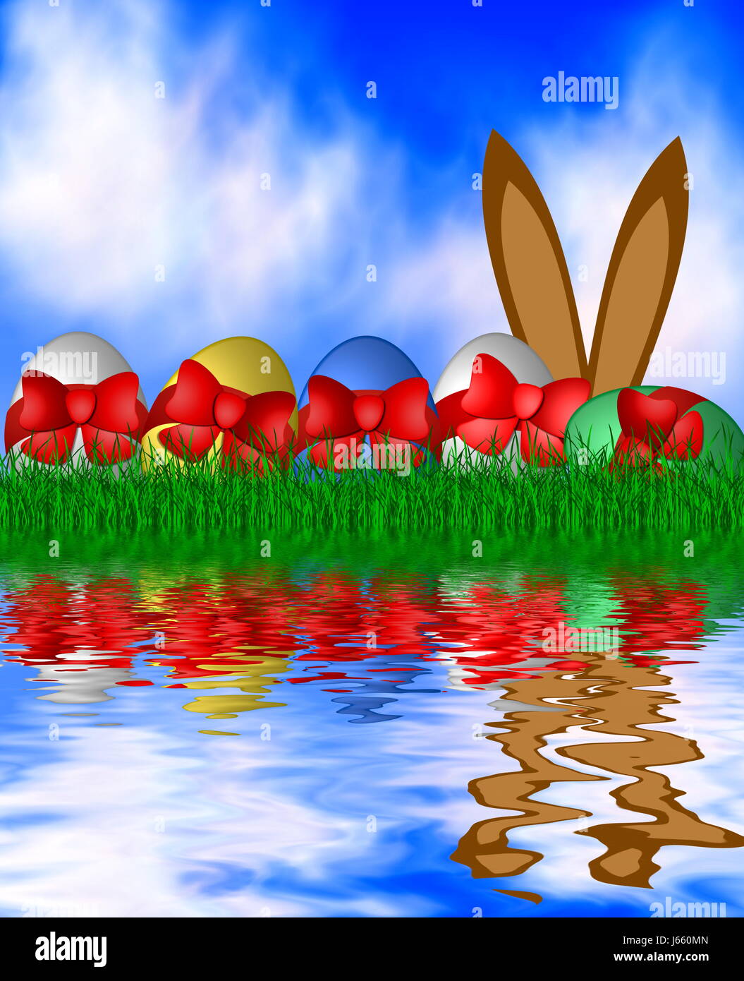 easter background Stock Photo