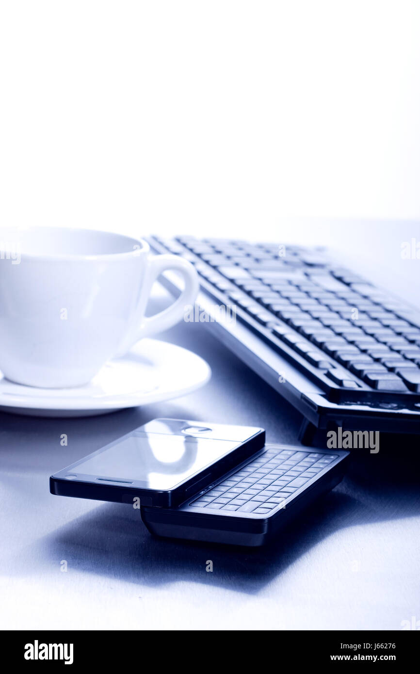 office keyboard PC computers computer business dealings deal business Stock Photo