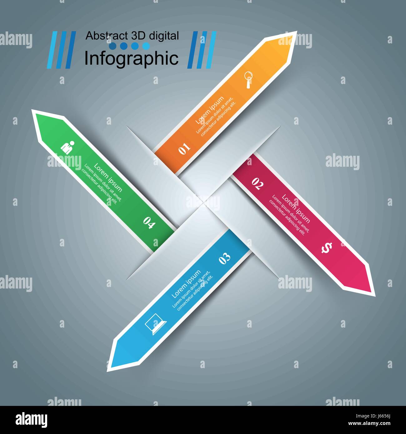 Infographic icons. Arrows icon Stock Vector Image & Art - Alamy