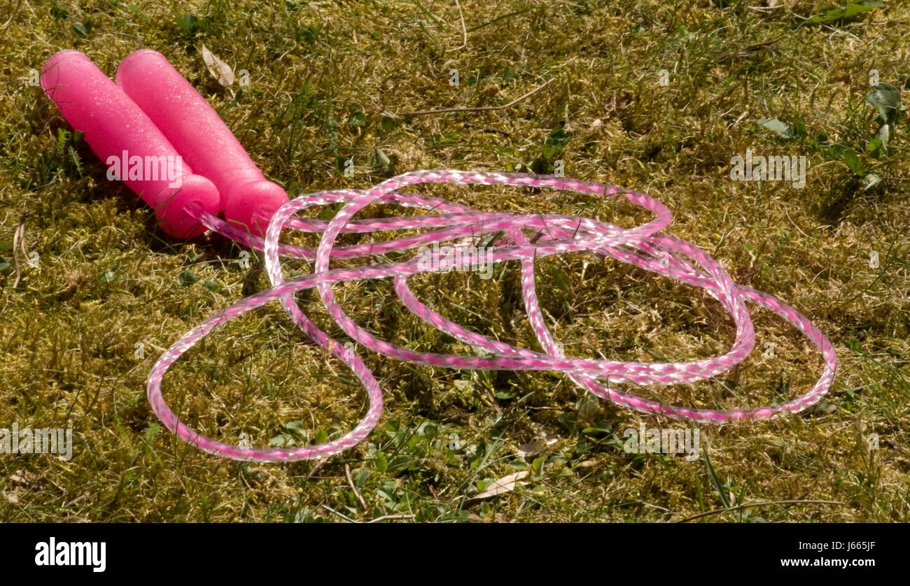 Skipping Rode game tournament play playing plays played green skipping rode meadow ...