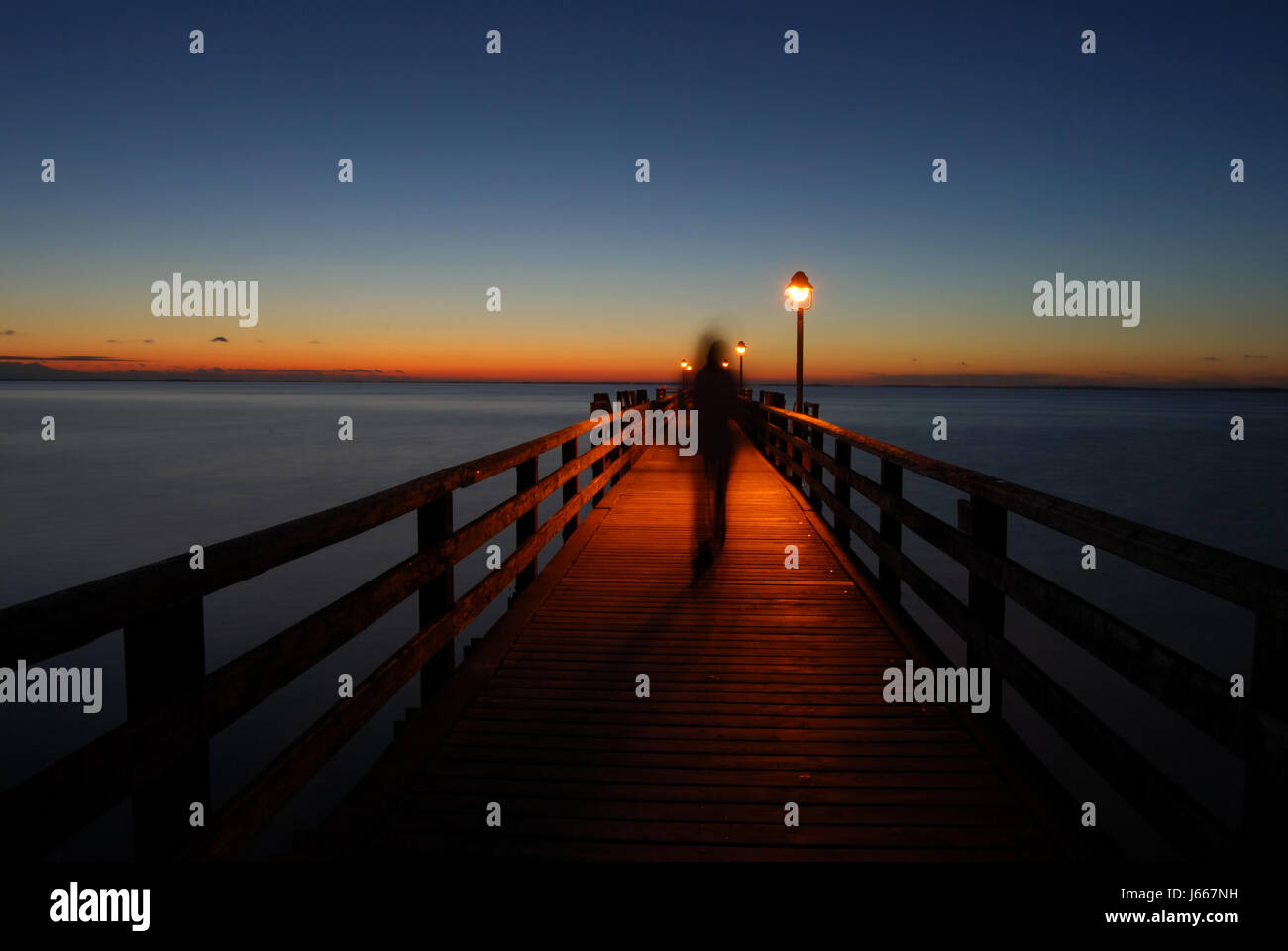 abandon go away depart disappear vanishing bridge night nighttime ...