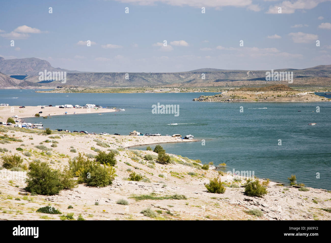 elephant butte lake state park usa Stock Photo - Alamy