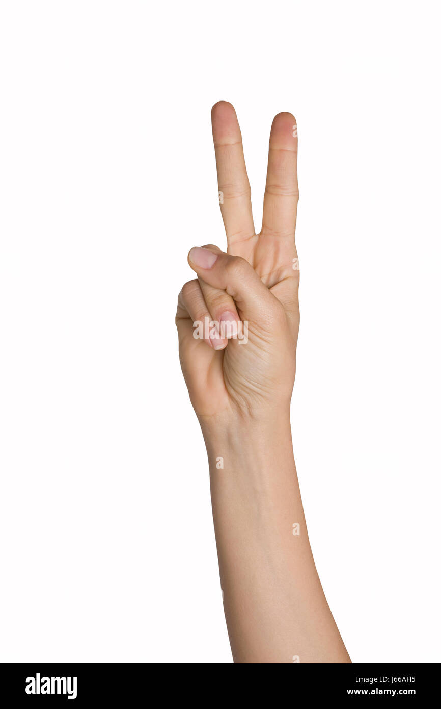 hand finger gesture count enumerate hand finger gesture count enumerate Stock Photo