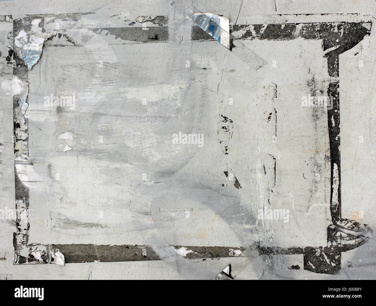 vintage poster ripped backdrop background texture inform art antique interior Stock Photo