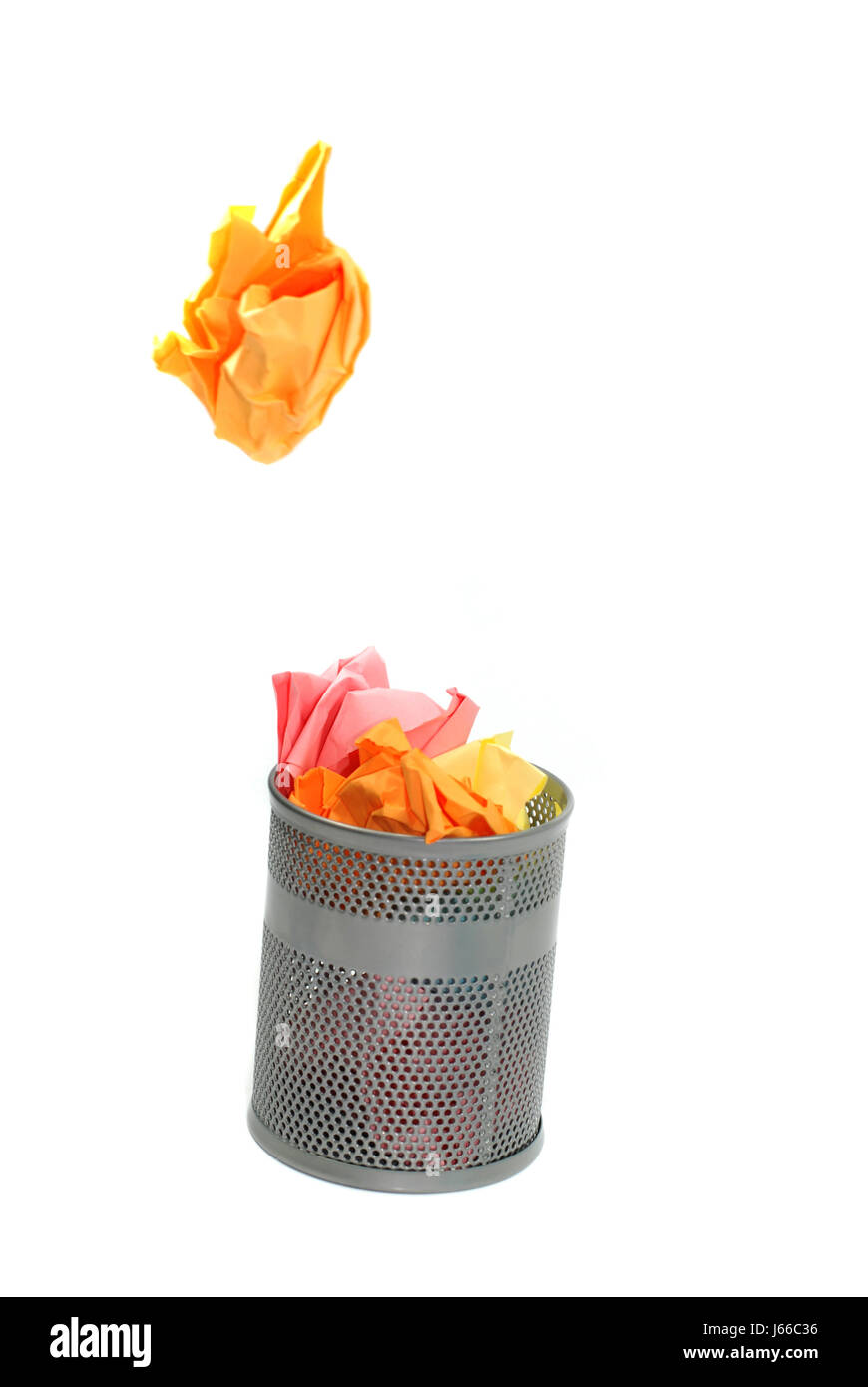 waste paper bin Stock Photo Alamy
