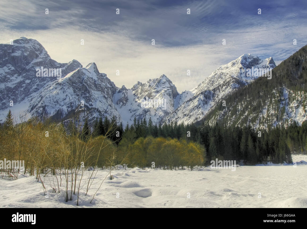 Julian Alps In Winter Stock Photo Alamy julian-alps-in-winter-stock-photo-alamy