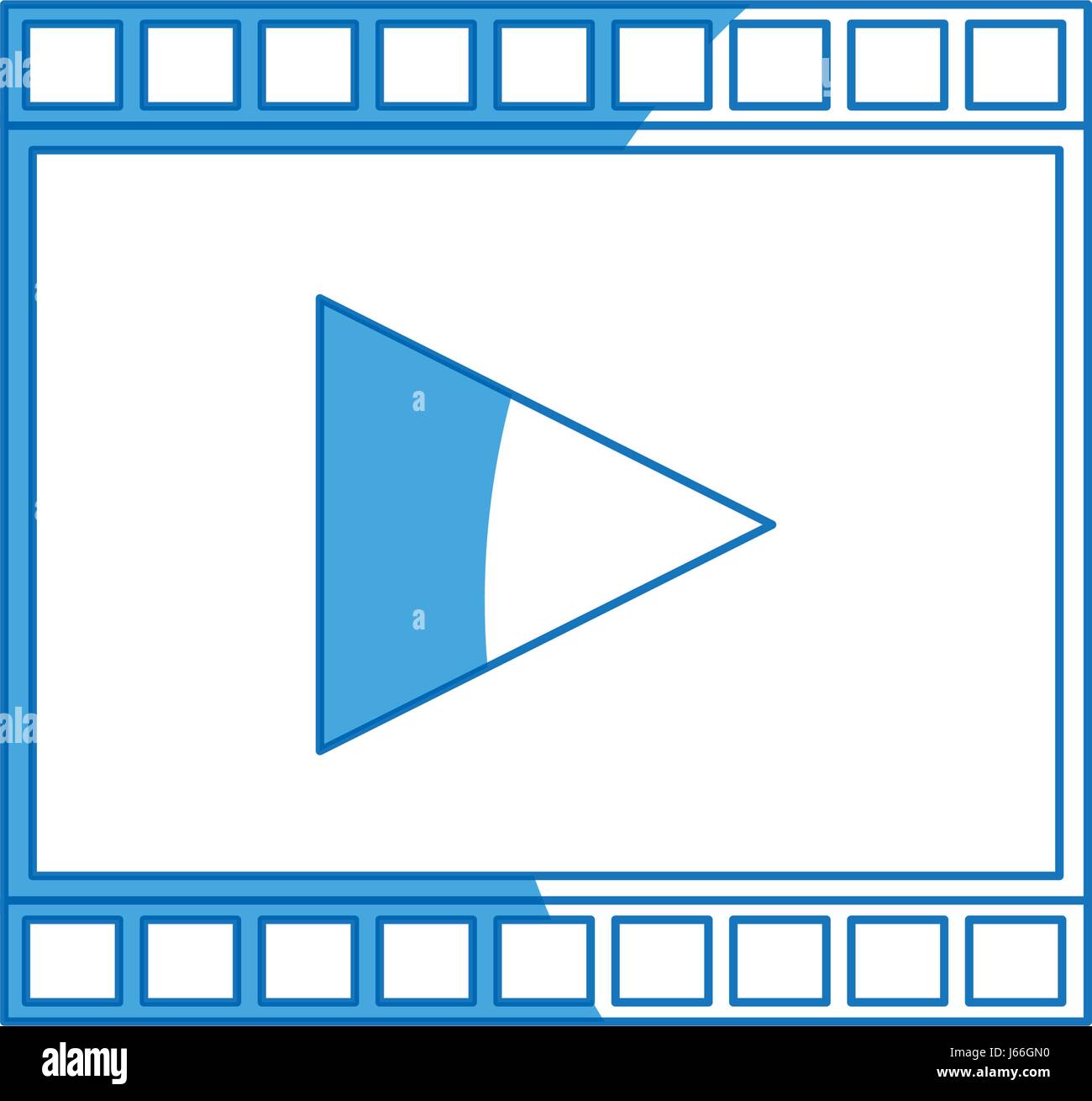 strip film play cinema movie symbol Stock Vector Image & Art - Alamy