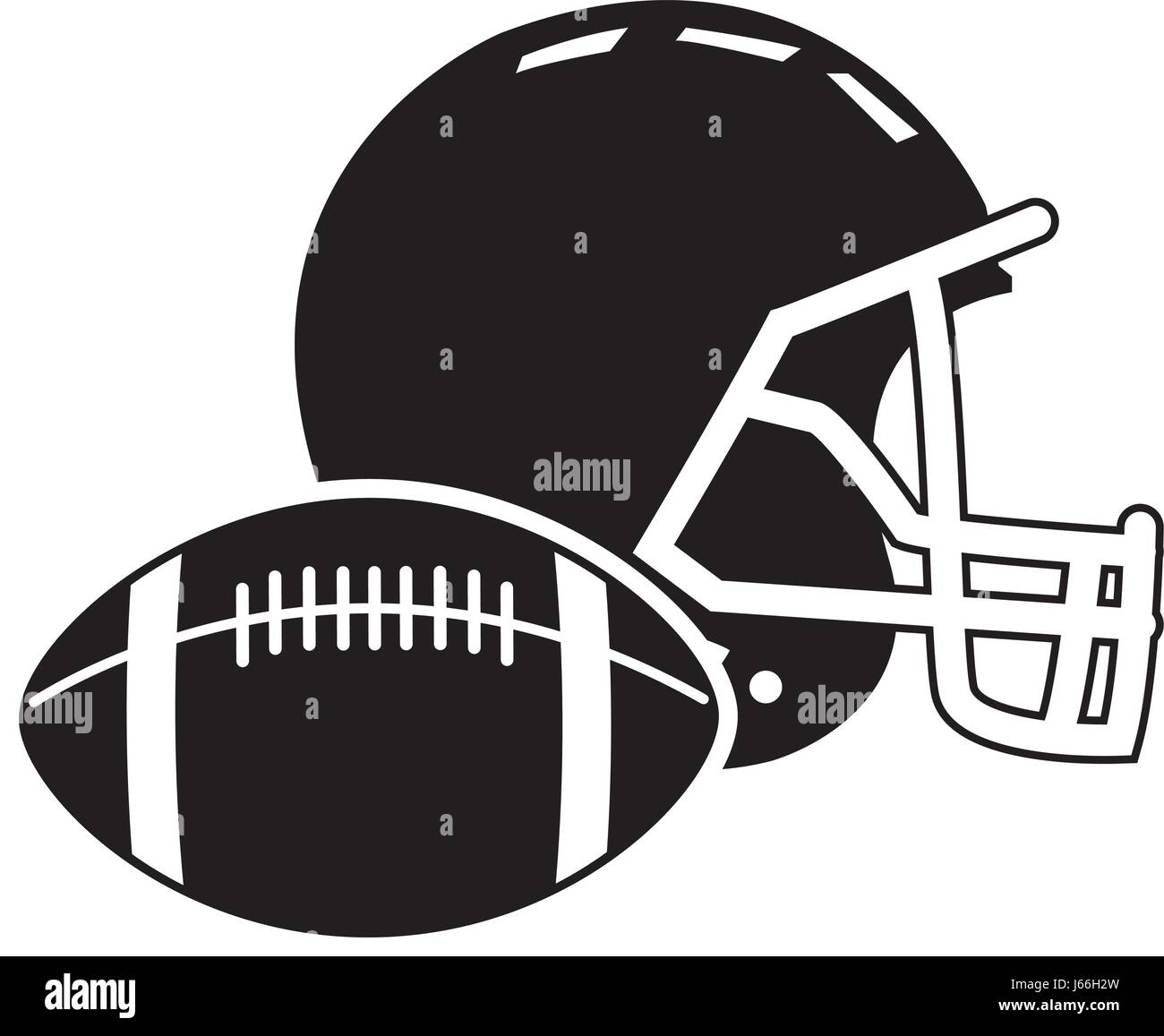 football helmet ball sport equipment image Stock Vector Image & Art Alamy