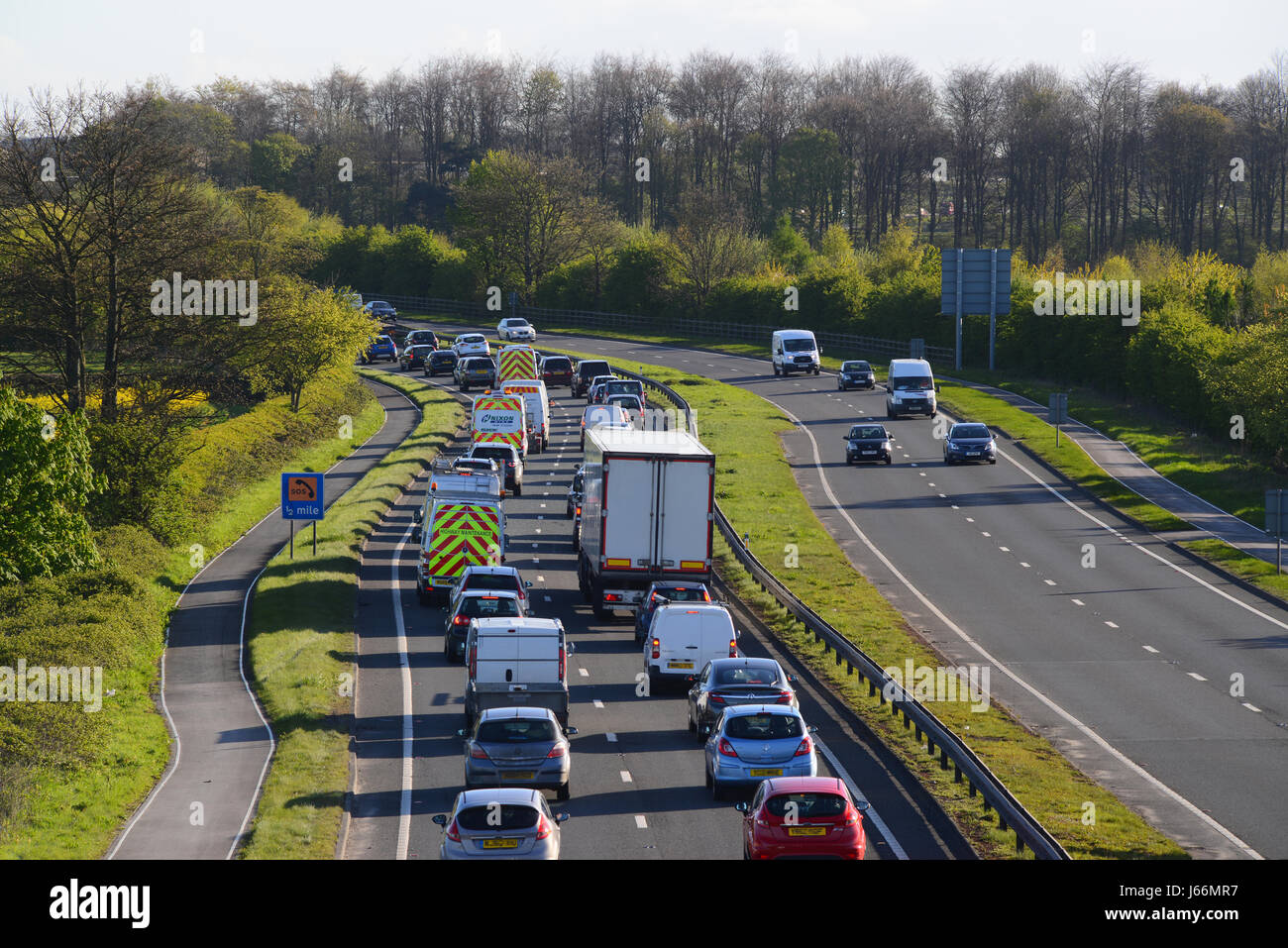 Early morning traffic jam hires stock photography and images Alamy