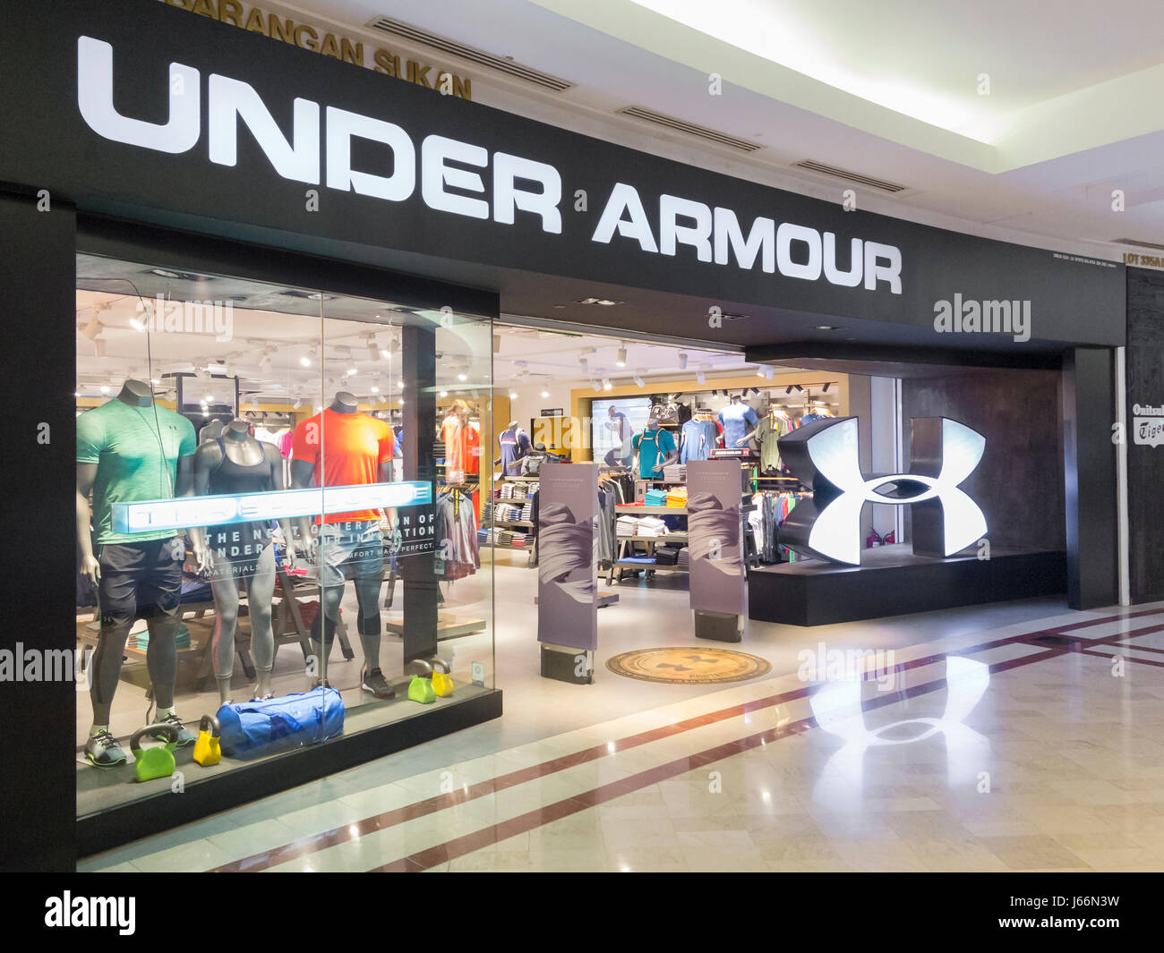 Under armour shop, Malaysia Stock Photo - Alamy