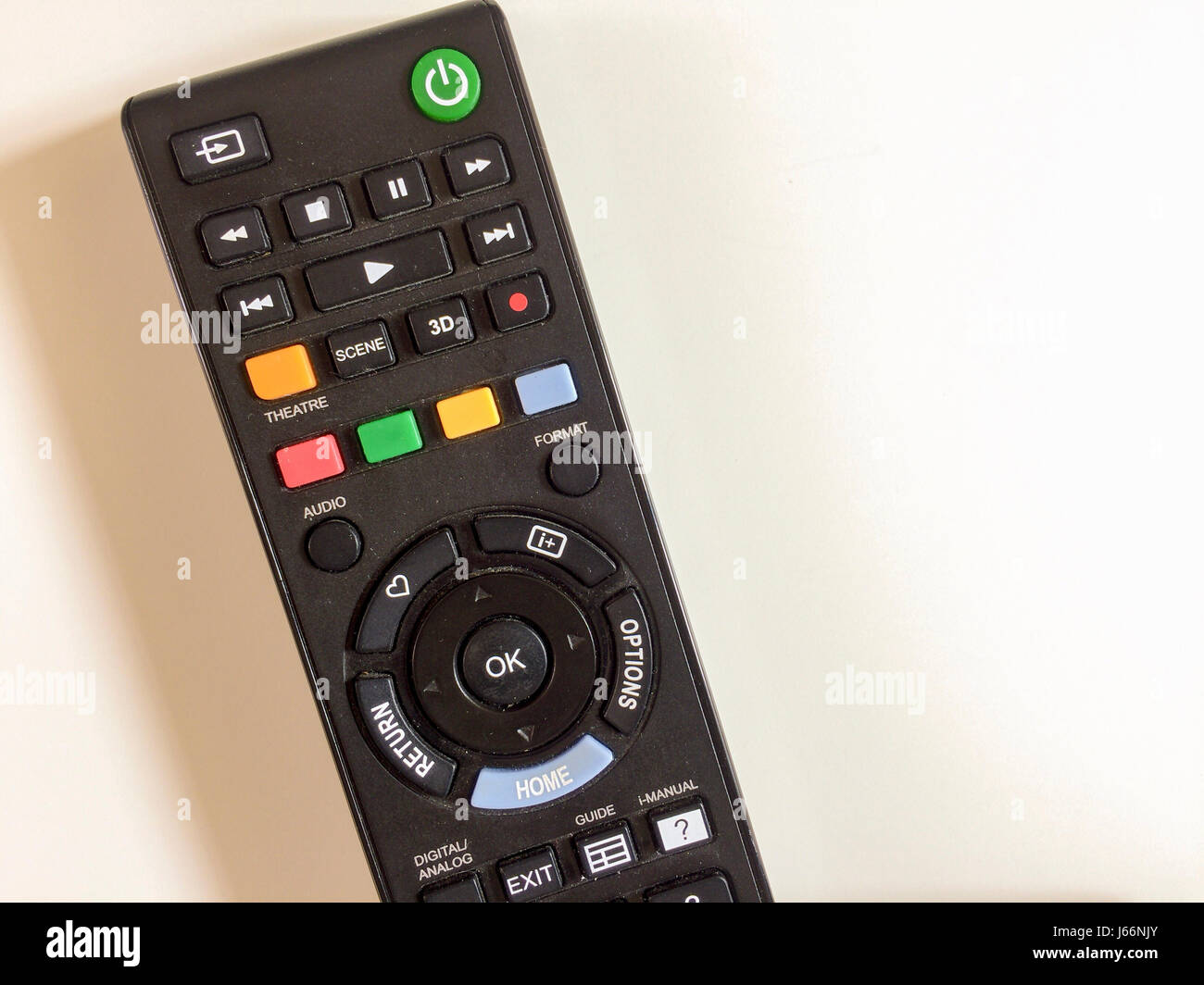 aerial view of a tv remote control Stock Photo Alamy
