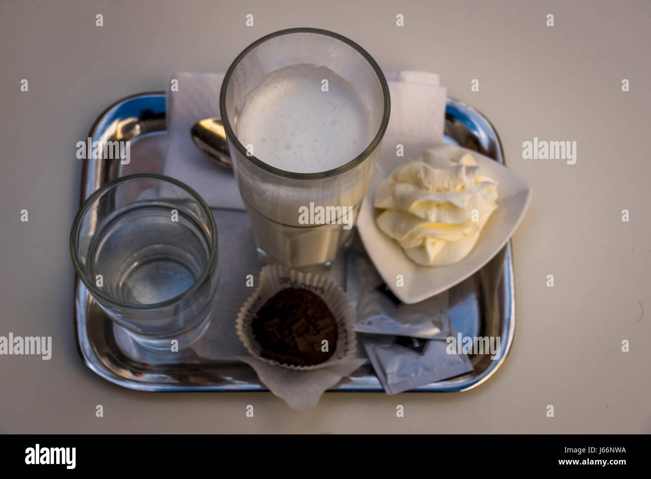 hot chocolate drink Stock Photo