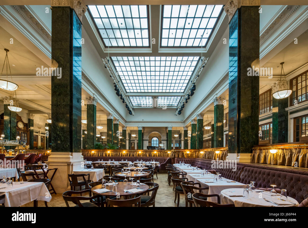 Restaurants and bars in the old banking hall. The Ned ...