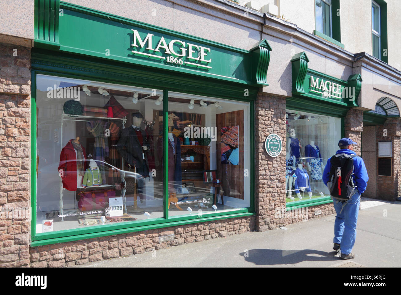 The Magee 1866 department shop in Donegal town, Ireland Stock Photo Alamy
