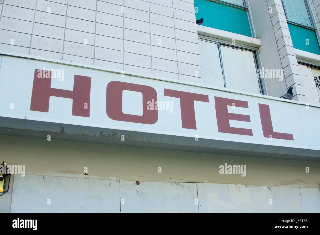 Old hotel sign from las Vegas, NV. Stock Photo
