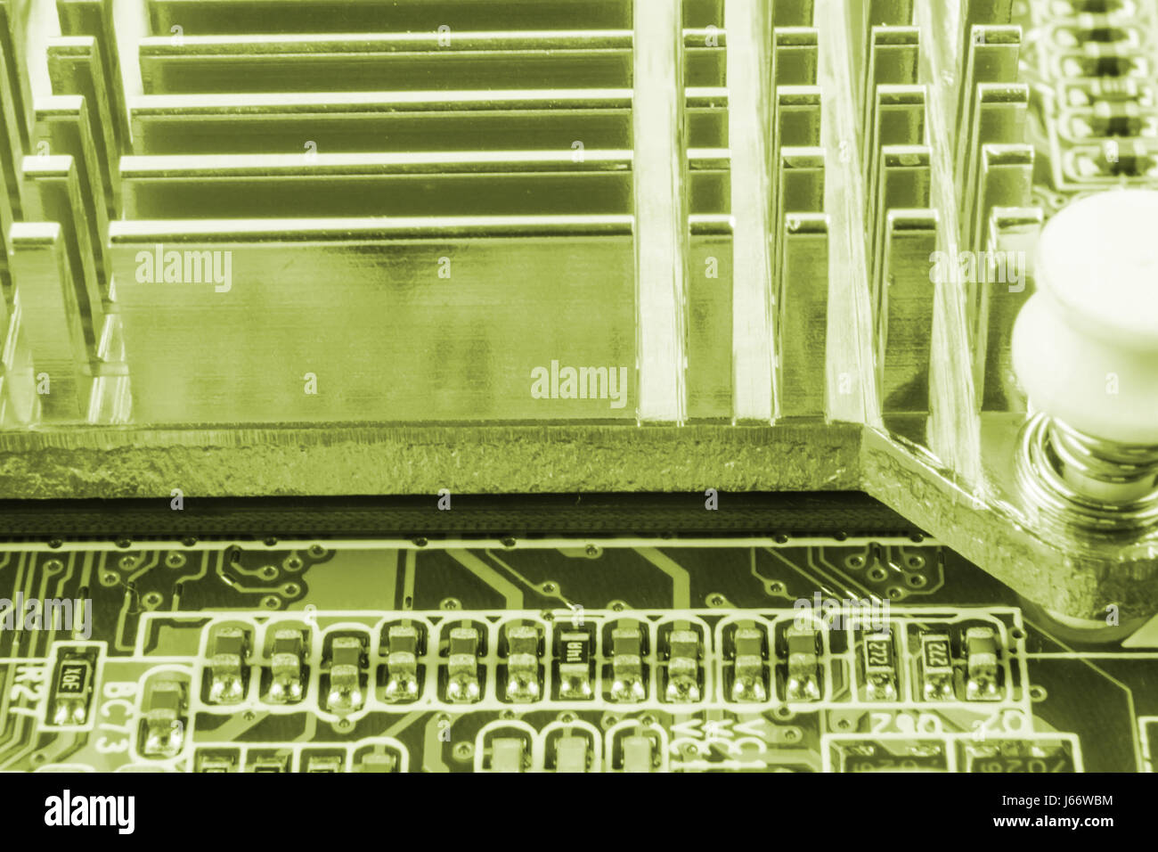 Close-up of electronic circuit board with processor Stock Photo - Alamy