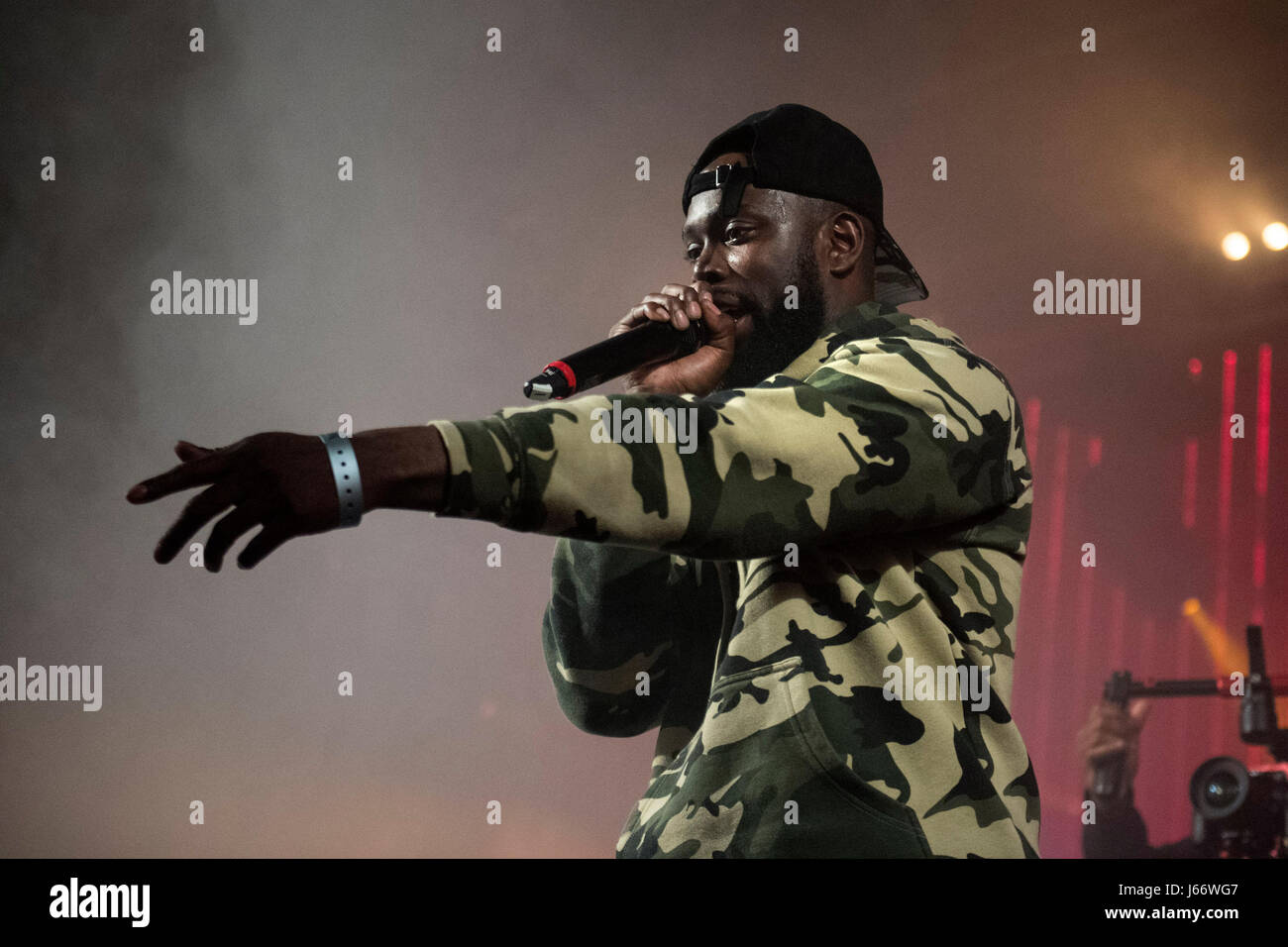 Ghetts performing on the YouTube presents stage at the Great Escape ...