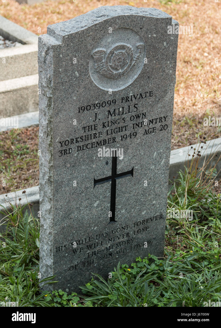 Commonwealth Cwgc Commission Headstone High Resolution Stock