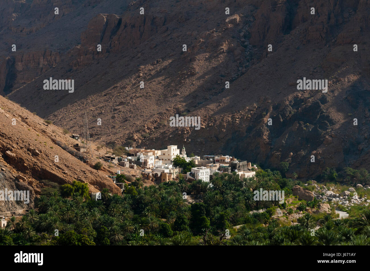 Wadi Tiwi, Oman. Stock Photo