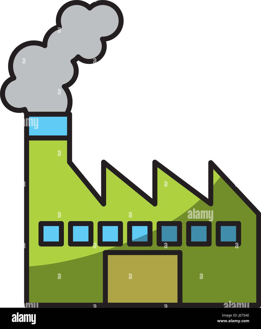 factory plant isolated icon Stock Vector Image & Art - Alamy