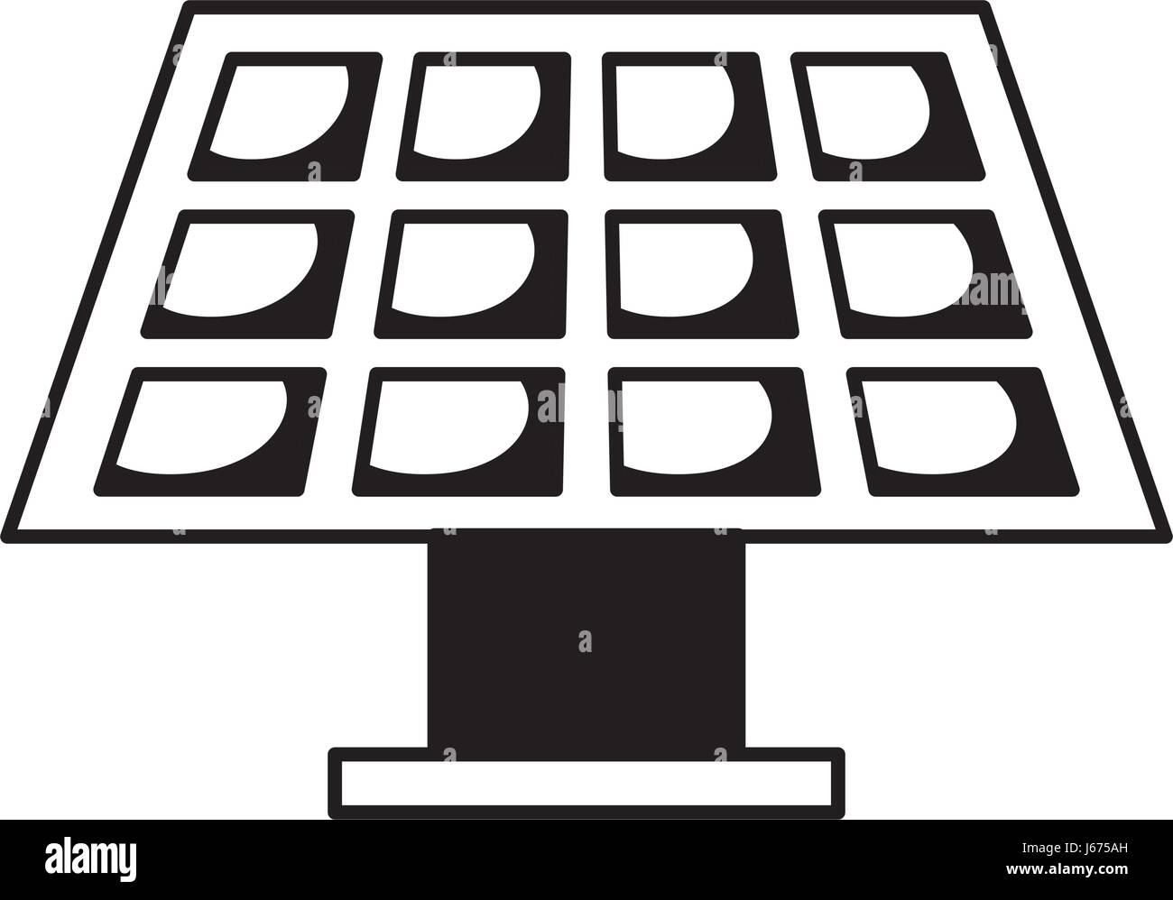 solar energy panel icon Stock Vector Image & Art - Alamy