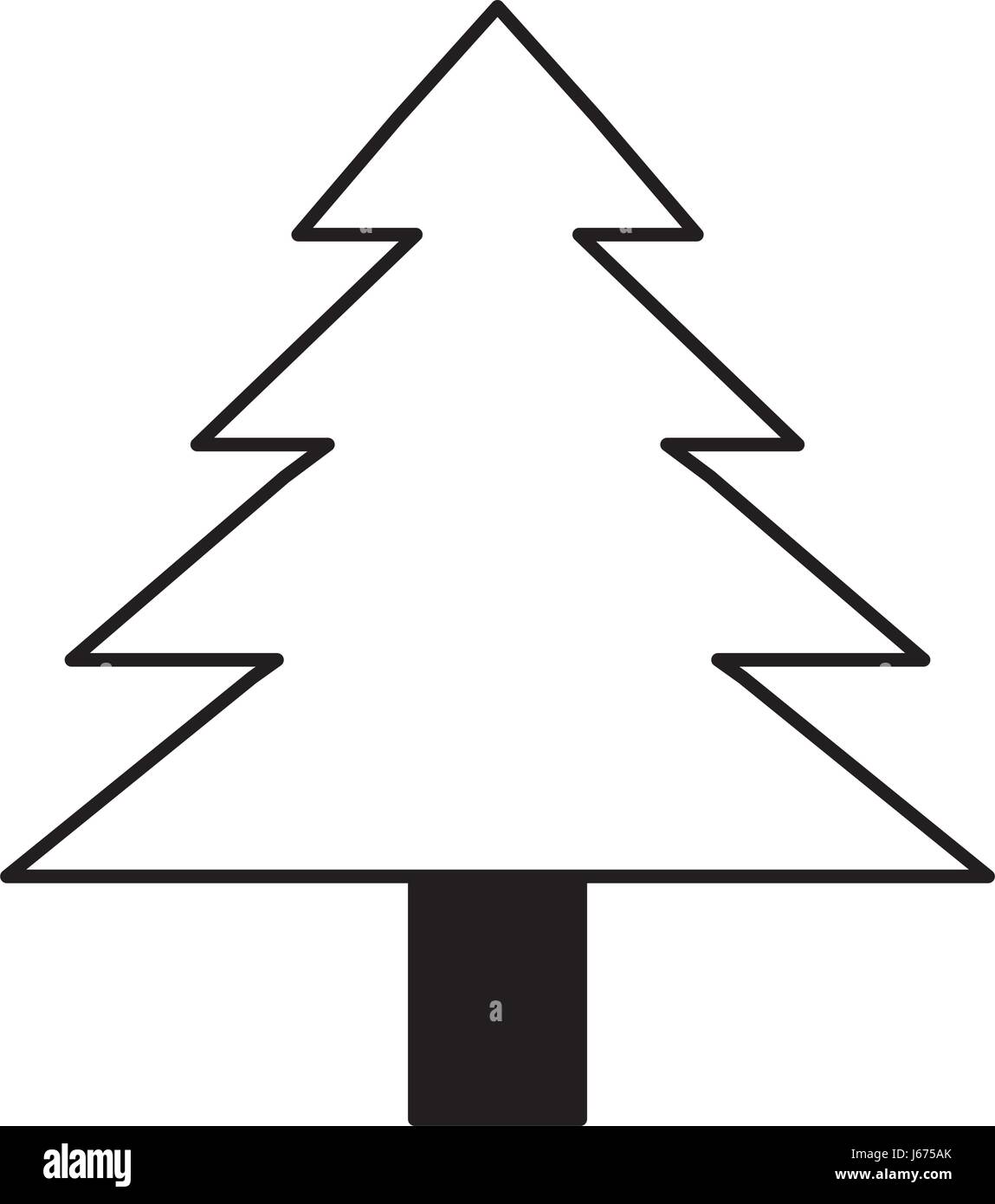 pine Tree isolated icon Stock Vector Image & Art - Alamy